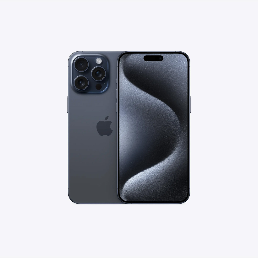 Apple iPhone 15 Pro 256GB Blue Titanium - Hero Image
