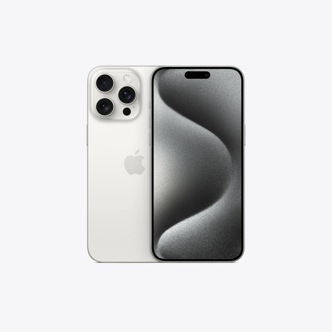 Apple iPhone 15 Pro Max 256GB White Titanium - Hero Image