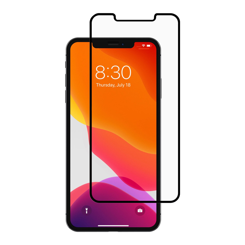 IonGlass Privacy for iPhone 11 Pro Max - Black (Clear/Glossy)