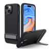 Boost Kickstand Case, Compatible with iPhone 15 Plus, Black Black