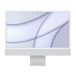 24-inch iMac with Retina 4.5K display: Apple M1 chip with 8‑core CPU and 8‑core GPU, 256GB - Silver