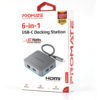 6-in-1 USB-C Hub with 87W USB-C PD, 60Hz 4K HDMI, Ethernet & 3 USB-A Ports