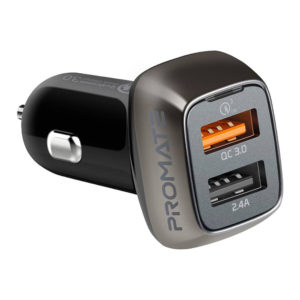 30Watt Car Charger with dual USB-ports